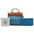 Hermès Blue Toile Herbag Zip 31 - vista 8