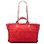 Tote Deauville Chanel Red Medium CC Quilted Canvas Double Face Rosso