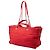 Tote Deauville Chanel Red Medium CC Quilted Canvas Double Face Rosso - vista 2