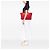 Tote Deauville Chanel Red Medium CC Quilted Canvas Double Face Rosso - vista 6