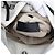Borsa a tracolla convertibile Saint Laurent Universite in tela marrone Beige - vista 6