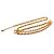 Cintura Chanel Gold CC placcata oro a tripla catena D'oro