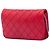 Chanel Red CC Lammleder Wild Stitch Wallet on Chain Rot - Ansicht 2
