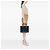 Lady Dior Cannage in vernice blu, grande Blu navy - vista 6