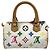 Borsa Boston Mini Speedy Louis Vuitton Monogram Multicolor Bianco - vista 2