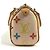 Borsa Boston Mini Speedy Louis Vuitton Monogram Multicolor Bianco - vista 3