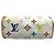 Borsa Boston Mini Speedy Louis Vuitton Monogram Multicolor Bianco - vista 5