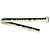 Chanel 01S CC Coco Mark Logo Print Gürtel Bicolor Schwarz Weiß - Ansicht 5