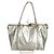 Tote e borsa a tracolla Gucci GG Imprimé Silver Argento