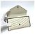 Portafoglio Yves Saint Laurent Cassandra Chevron Bicolor Nero Bianco - vista 10