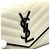 Portafoglio Yves Saint Laurent Cassandra Chevron Bicolor Nero Bianco - vista 5
