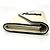 Portafoglio Yves Saint Laurent Cassandra Chevron Bicolor Nero Bianco - vista 6