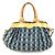 Borsa Louis Vuitton Monogram Denim Cavalier GM Blu - vista 2