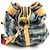 Borsa Louis Vuitton Monogram Denim Cavalier GM Blu - vista 3