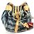 Borsa Louis Vuitton Monogram Denim Cavalier GM Blu - vista 4