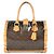 Borsa a Spalla Louis Vuitton Monogram Neo Cabas Ambre MM Marrone