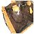 Borsa a Spalla Louis Vuitton Monogram Neo Cabas Ambre MM Marrone - vista 11