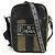 Fendi 7VA456 Borsa Crossbody Pochette Logo Pequin Nero Cachi