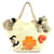 Borsa Chanel Fishnet CC Coco Mark Logo Beige