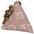 Portachiavi in pelle rosa Louis Vuitton - vista 5