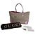 Sac cabas Gucci en toile GG Marron Rose