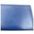 Louis Vuitton Long Wallet aus Epi-Leder Blau - Ansicht 8
