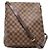 Borsa a tracolla Louis Vuitton Damier Musette N51302 Marrone Beige Damier ebene