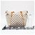 Borsa Louis Vuitton Azur Totally PM Marrone Blu Beige - vista 3