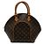 Borsa Louis Vuitton Monogram Ellipse M51126 Marrone Beige Monogramma