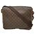 Borsa a tracolla Louis Vuitton Monogram Abbesses Marrone Beige Monogramma