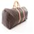 Borsa Boston Louis Vuitton Keepall 55 Marrone - vista 2