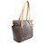 Borsa Tote Louis Vuitton Totally PM Marrone - vista 2