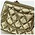 Charm per borsa Chanel in pelle dorata D'oro - vista 4
