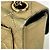 Charm per borsa Chanel in pelle dorata D'oro - vista 5
