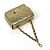 Charm per borsa Chanel in pelle dorata D'oro - vista 7