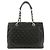 Borsa a tracolla Chanel 50995 in pelle di vitello granulata nera Nero - vista 2