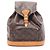 Zaino/Borsa Louis Vuitton Montsouris MM Marrone