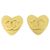 Orecchini a clip dorati Chanel D'oro