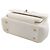 Borsa Chanel 93749 bianca in pelle di vitello martellata Bianco - vista 3