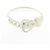Bracciale rigido Hermès Boucles Sellier Inflexible GM Argento
