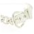 Bracciale rigido Hermès Boucles Sellier Inflexible GM Argento - vista 2