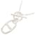 Collier Chaine d'Ancre Hermès Argenté  - vue 3
