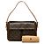 Borsa a Spalla Louis Vuitton Monogram Vivacite GM Marrone - vista 7