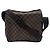 Borsa a tracolla Louis Vuitton Damier Naviglio Marrone Beige Damier ebene
