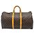 Borsa Louis Vuitton Monogram Keepall 55 Marrone Blu Beige Monogramma
