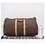 Borsa Louis Vuitton Monogram Keepall 55 Marrone Blu Beige Monogramma - vista 3