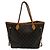 Borsa Louis Vuitton Monogram Neverfull MM Marrone Beige Monogramma