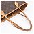 Borsa Louis Vuitton Monogram Neverfull MM Marrone Beige Monogramma - vista 9