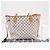 Borsa Louis Vuitton Neverfull MM Marrone Bianco Blu - vista 3