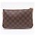 Louis Vuitton Damier Pochette Double Shoulder Bag Marrone Beige Damier ebene - vista 2